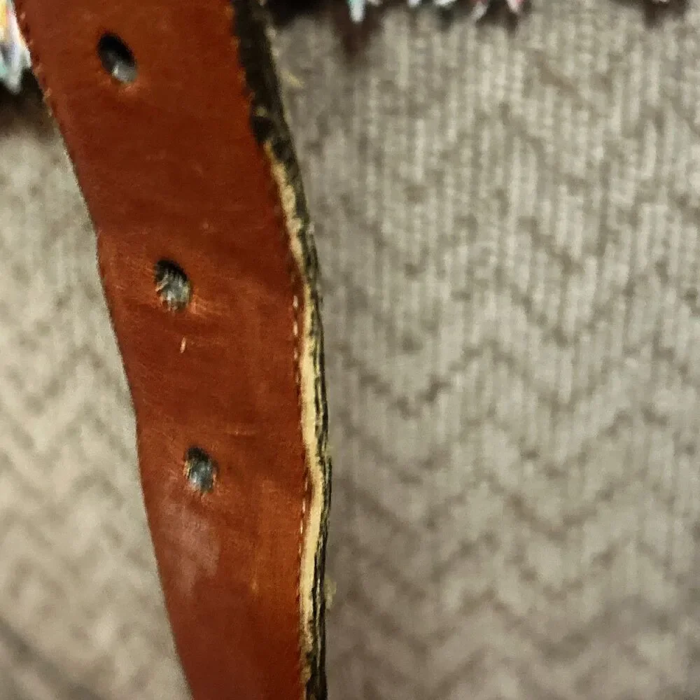 Brighton Brown Leather Belt with Silver Buckle - Picture 10 of 11